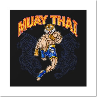 Muay Thai Posters and Art
